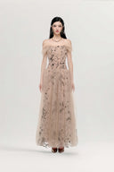 Luciene Artisanal Tulle Mesh Evening Dress for women, from JOSEPHINE, The Viet Concept 