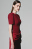 Plamol Sheath Round Neck Cotton Silk Floor Length Dress for women, from White Plan, teh Viet Concept 