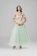 Persephone Hand-Embellished Floral Satin & Tulle Maxi Dresss for women, from LINH PHUNG, The Viet Concept