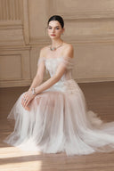 Florence Off-Shoulder Floral Corset Gown for women, from JOSEPHINE, The Viet Concept 