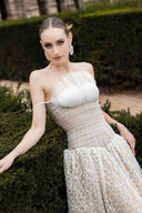 Natalie Étoile White Tulle Corset Gown for women, from JOSEPHINE, The Viet Concept 