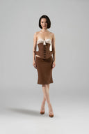 HUELLEY ROSE • WANG Sculptural Brocade Corset