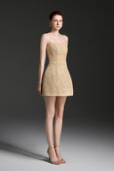 Crystal Waist Floral Mesh Lace Corset Bell Mini Dress for women, from IHF STUDIO, The Viet Concept 