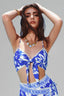 Blue Ocean Linen Bra for women, from Xita, The Viet Concept