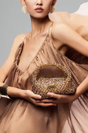 Brown Crystal Handbag for women, from Pham Studio. The Viet Concept 