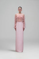 Coral Étoile Off-Shoulder Taffeta Gown for women, from 21SIX, The Viet Concept