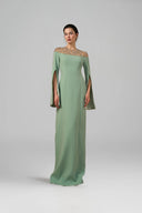 Calypso Crepe Crystal-Embellished Evening Gown for women, from 21SIX, The Viet Concept