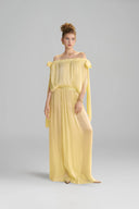 LINH PHUNG • Étoile Lemon Off-Shoulder Organza Gown