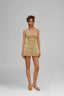 Avocado Corallo Mini Dress for women, from La Vierge, the Viet Concept 