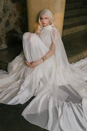 Antonia Pearlescent Cape Gown for women, from WHITE PLAN, The Viet Concept