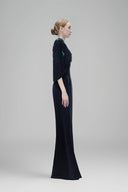 Radiant Night Flame Gown in Black for women, from Tiny Ink, The Viet Concept 
