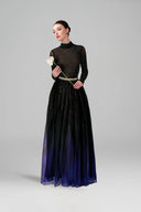 Jolie Crystal Ombre Pleated Couture Set for women, from DANG PHONG DESIGNER, The Viet Concept