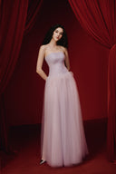 Serena Ethereal Tulle Cape A-Line Evening Gown for women, from JOSEPHINE, The Viet Concept