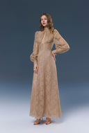 Jadeline Lace Silk Maxi Dress for women, from JOSEPHINE, The Viet Concept 