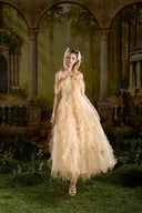 Celeste Couture Soft Tulle Organza Evening Gown for women, from MADDY HATES ROSE, The Viet Concept