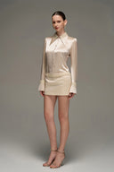 Celestia Crystal Low-Rise Mini Skirt for women, from IHF STUDIO, The Viet Concept 