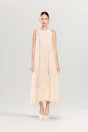 Kristie Sequin-Embellished Lace Midi Dress for women, from ARTI APPAREL, The Viet Concept 