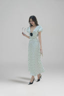 White Anna Maxi Dress for woman, from BYDI, The Viet Concept 