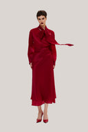 Red Bow Tie Shirt for women, from Caostu, The Viet Concept 