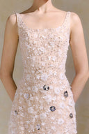 Aste Sheer Floral Sequin Couture Top for women, from ARTI, The Viet Concept 