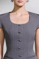 Divine Sculpted Waist Short Sleeve Top for women, from ARTI, The Viet Concept 