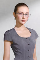 Divine Sculpted Waist Short Sleeve Top for women, from ARTI, The Viet Concept 