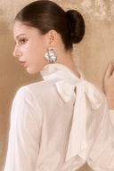 Cora Silk Tie-Neck Top for women, from ARTI APPAREL, The Viet Concept 