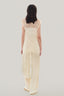 Back of Beige Satin Mini Dress for women, from MUST HAVE, The Viet Concept 