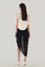 Back of Black Wrapped Garter Skirt for women, from MUST HAVE, The Viet Concept 