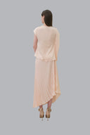 Back of Bronze Satin Short Sleeve Top for women, from MUST HAVE, The Viet concept