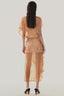 Back of Caramel Lace Wrap Top for women, from MUST HAVE, The Viet Concept 