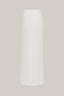 Back of White Pristine Straight High Waist Polyester Floor Length Skirt for women, from LECIA, The Viet Concept1