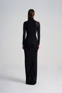 Back of Black Bodycon Wriggle Dress, from CAOSTU, The Viet Concept