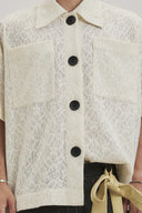 CAOSTU • Lace Cuc Den Shirt Silk - The Viet Concept