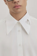 CAOSTU • Lace Cuc Den Shirt Silk