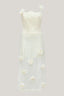 Close of Cream Midi Dress for women, from MUST HAVE, The Viet Concept 2