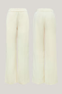 Close on Beige Satin Straight Pants for women, from MUST HAVE, The Viet Concept