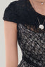 Close on Black Draped Lace Top for women, from MUST HAVE, The Viet Concept2