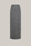Close on Grey Fallon Halter Back Slit Tweed Floor Length Set for women, from LECIA, The Viet Concept2