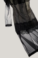 Close on Monochrome Off-shoulder Midi Dress for women, from MUST HAVE, The Viet Concept1