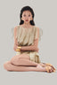 Close on Sand Ruffled Mini Dress for women, from MUST HAVE, The Viet Concept