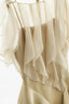 Close on Sand Ruffled Mini Dress for women, from MUST HAVE, The Viet Concept2