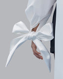 Close of White Coquette Babe Shirt for women, from CAOSTU, The Viet Concept