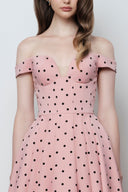 DO LONG • Urban Bloom Pink Floral Midi Dress