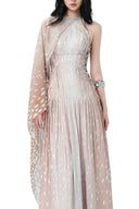 DO LONG • Ivory Breeze Soft Draped Midi Dress