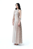 DO LONG • Ivory Breeze Soft Draped Midi Dress