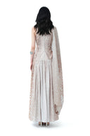 DO LONG • Ivory Breeze Soft Draped Midi Dress