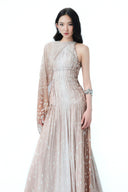 DO LONG • Ivory Breeze Soft Draped Midi Dress