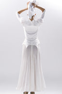HUELLEY HUELLEY • White Gisele Maxi Dress