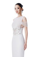 Artisan Crystal Lattice Couture Gown for women, from MR CRAZY & LADY SEXY, The Viet Concept 